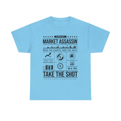 Market Assassin™ Unisex Heavy Cotton Tee – Sky Blue
