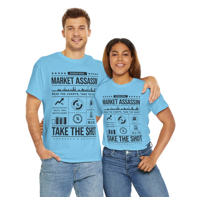 Market Assassin™ Unisex Heavy Cotton Tee – Sky Blue