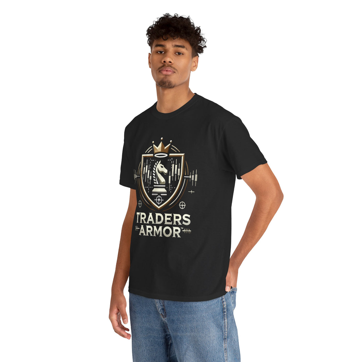 Traders Armor™ Unisex Heavy Cotton Tee – Black