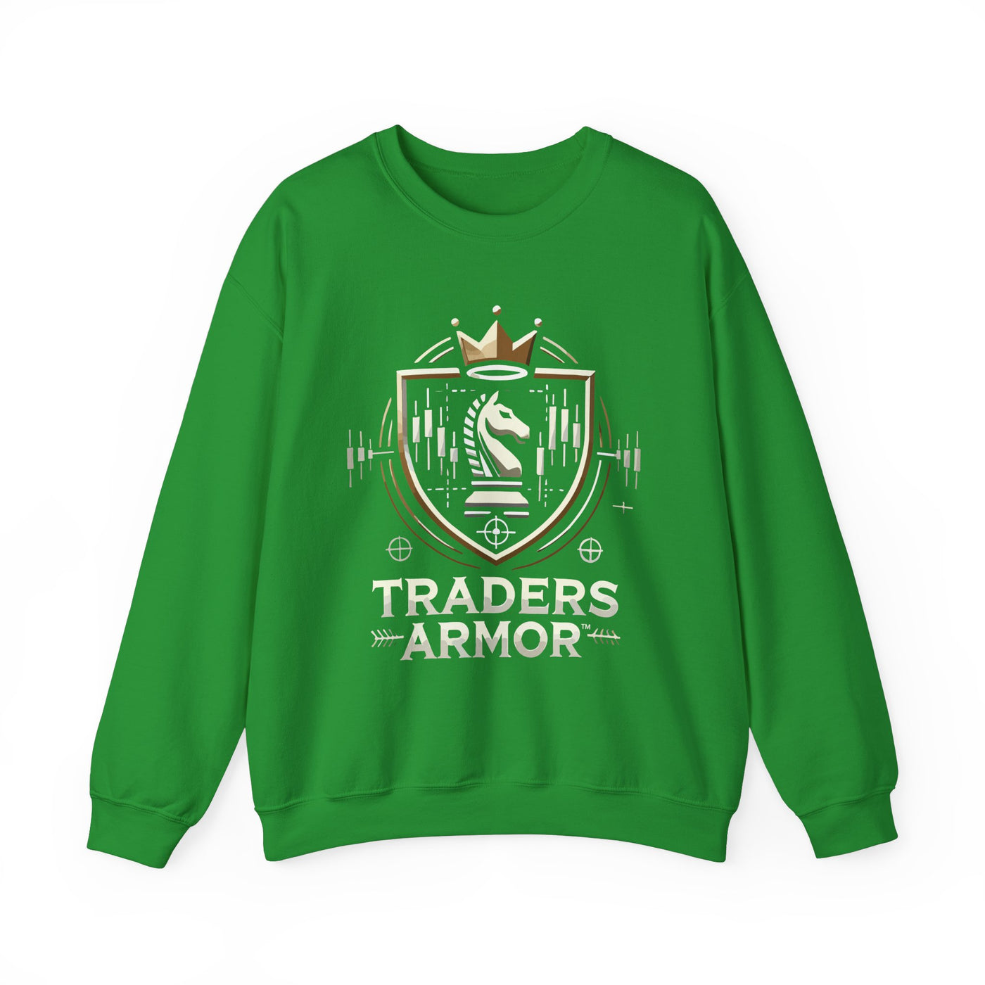 Traders Armor™ Unisex Heavy Blend Crewneck Sweatshirt - Irish Green
