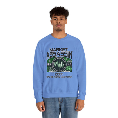 Market Assassin™ Heavy Blend Unisex Crewneck Sweatshirt – Carolina Blue
