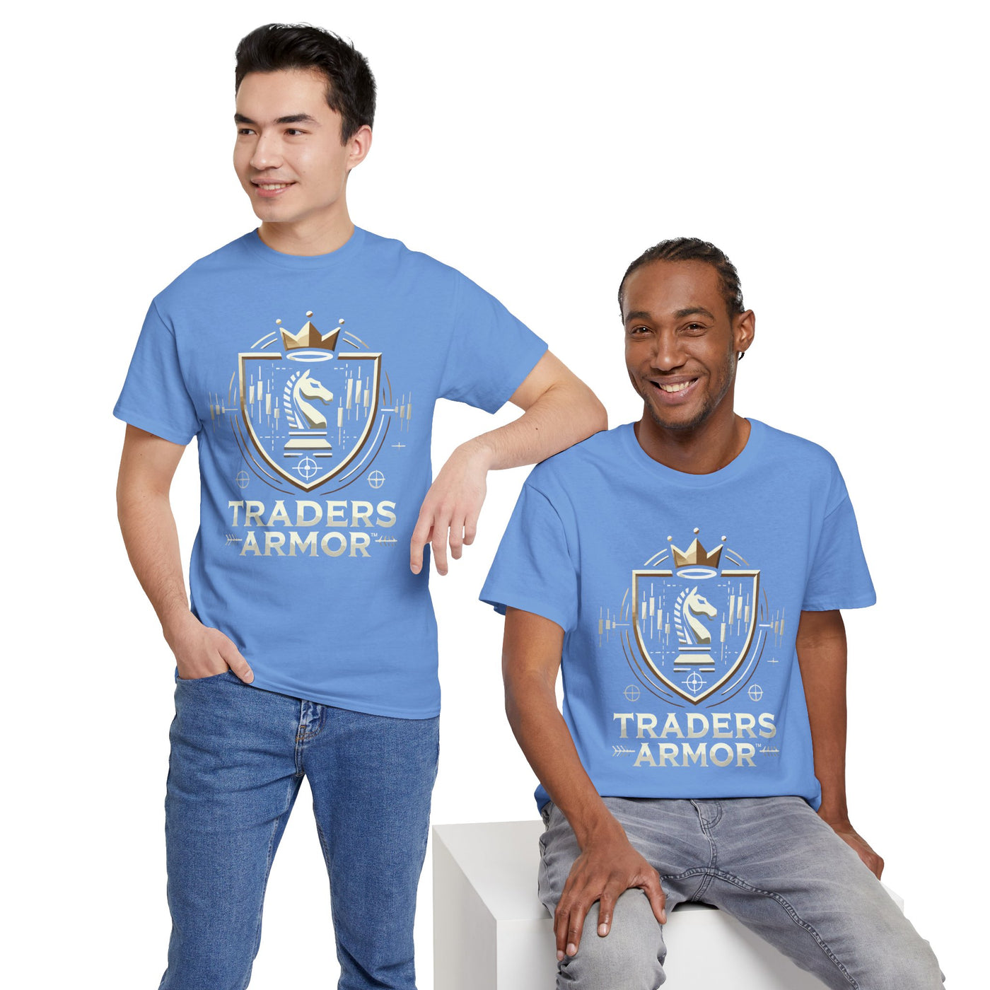 Traders Armor™ Unisex Heavy Cotton Tee – Carolina Blue