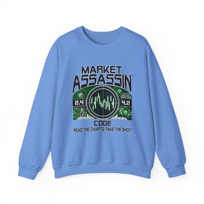 Market Assassin™ Heavy Blend Unisex Crewneck Sweatshirt – Carolina Blue