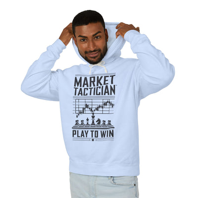Market Tactician™ Lightweight Unisex Hoodie – Hydrangea