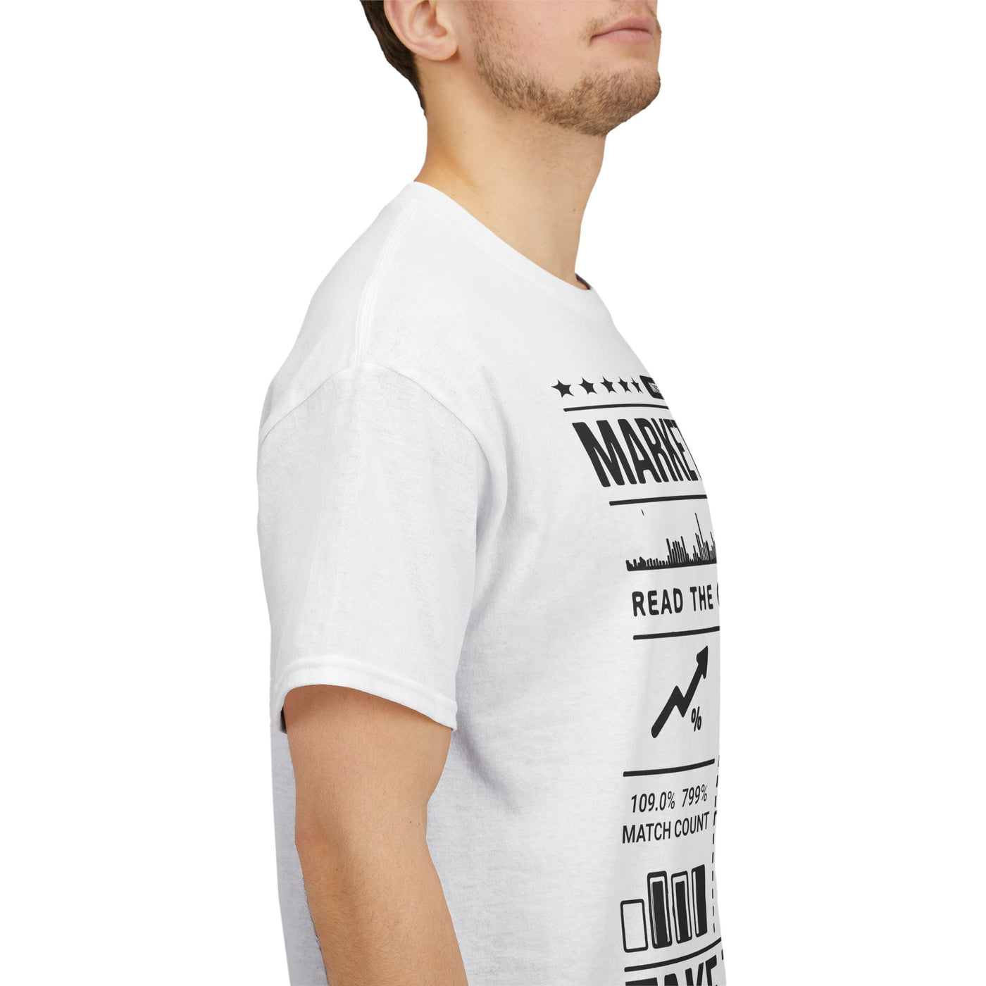 Market Assassin™ Unisex Heavy Cotton Tee – White