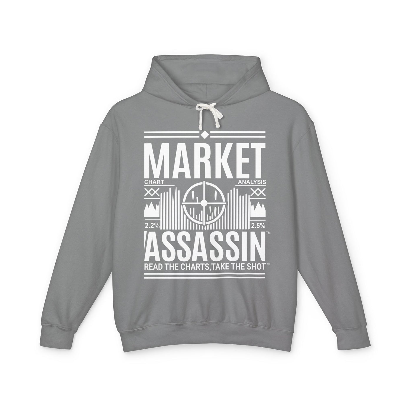 Market Assassin™ Unisex Lightweight Hoodie – Grey