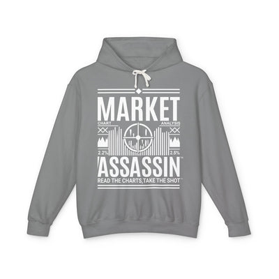 Market Assassin™ Unisex Lightweight Hoodie – Grey