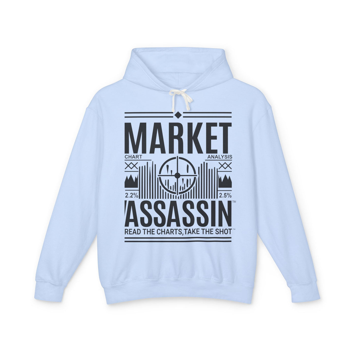 Market Assassin™ Unisex Lightweight Hoodie – Hydrangea