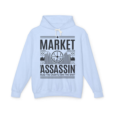 Market Assassin™ Unisex Lightweight Hoodie – Hydrangea