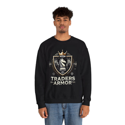 Traders Armor™ Unisex Heavy Blend Crewneck Sweatshirt - Black