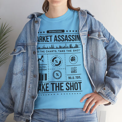 Market Assassin™ Unisex Heavy Cotton Tee – Sky Blue