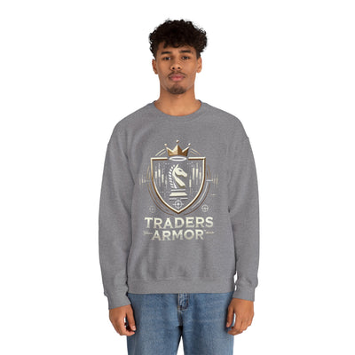 Traders Armor™ Unisex Heavy Blend Crewneck Sweatshirt - Graphite Heather