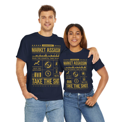 Market Assassin™ Unisex Heavy Cotton Tee – Navy