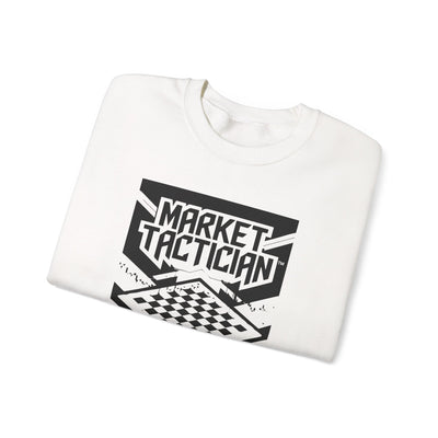 Market Tactician™ Crewneck Unisex Sweatshirt – White