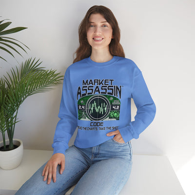 Market Assassin™ Heavy Blend Unisex Crewneck Sweatshirt – Carolina Blue
