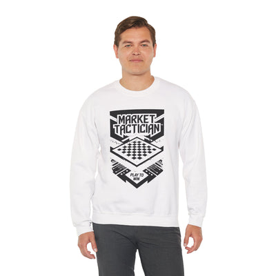 Market Tactician™ Crewneck Unisex Sweatshirt – White