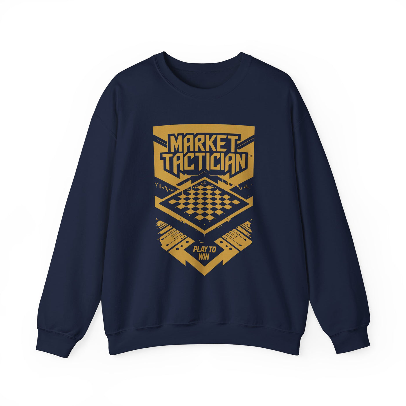 Market Tactician™ Crewneck Unisex Sweatshirt – Navy