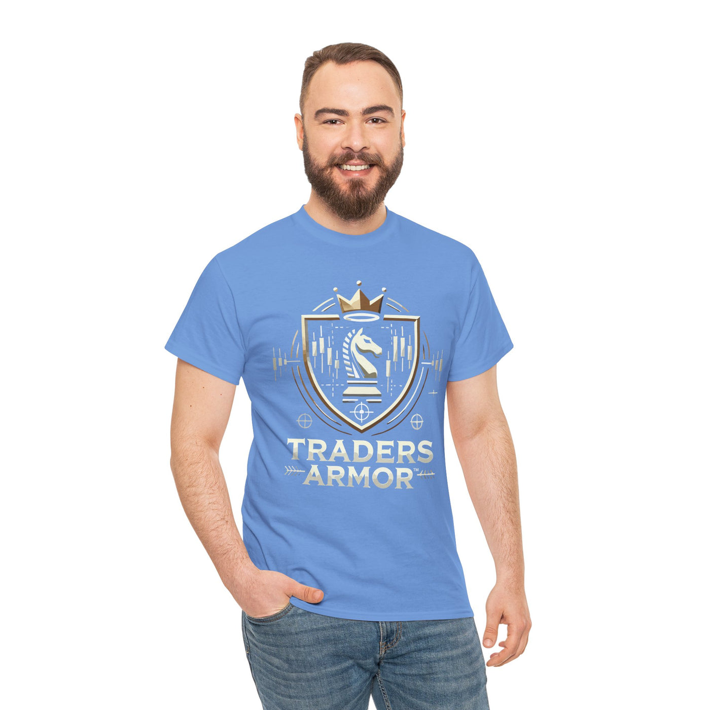 Traders Armor™ Unisex Heavy Cotton Tee – Carolina Blue