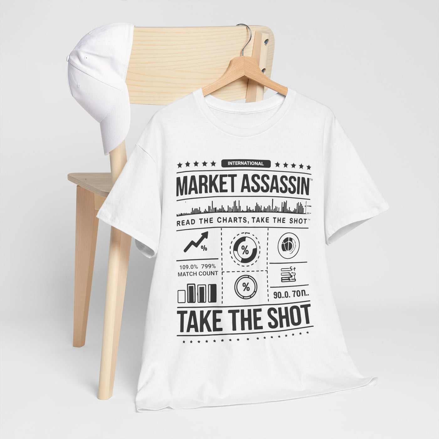 Market Assassin™ Unisex Heavy Cotton Tee – White