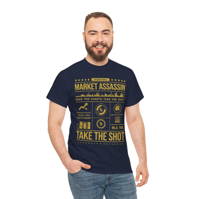 Market Assassin™ Unisex Heavy Cotton Tee – Navy