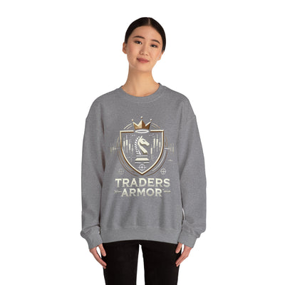 Traders Armor™ Unisex Heavy Blend Crewneck Sweatshirt - Graphite Heather
