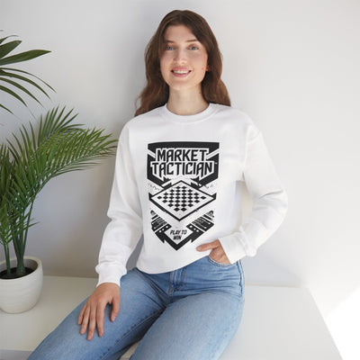 Market Tactician™ Crewneck Unisex Sweatshirt – White
