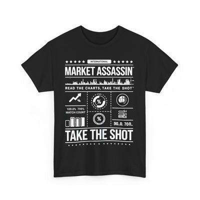 Market Assassin™ Unisex Heavy Cotton Tee – Black