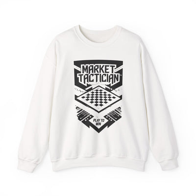 Market Tactician™ Crewneck Unisex Sweatshirt – White