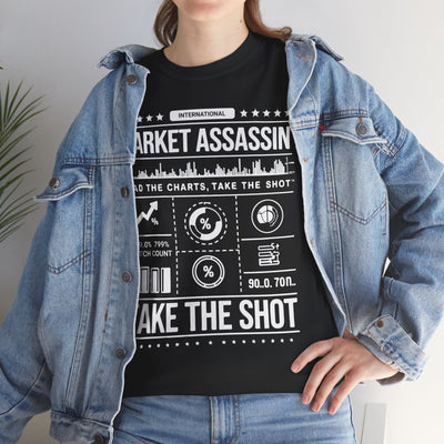 Market Assassin™ Unisex Heavy Cotton Tee – Black