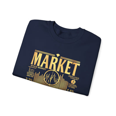 Market Assassin™ Heavy Blend Unisex Crewneck Sweatshirt – Navy