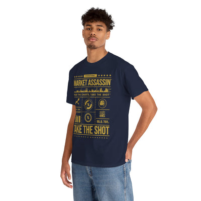 Market Assassin™ Unisex Heavy Cotton Tee – Navy