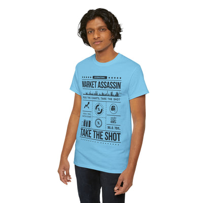 Market Assassin™ Unisex Heavy Cotton Tee – Sky Blue