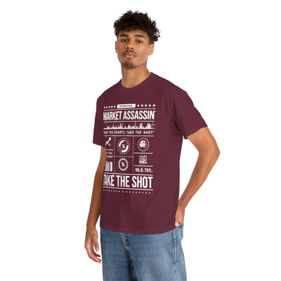 Market Assassin™ Unisex Heavy Cotton Tee – Maroon