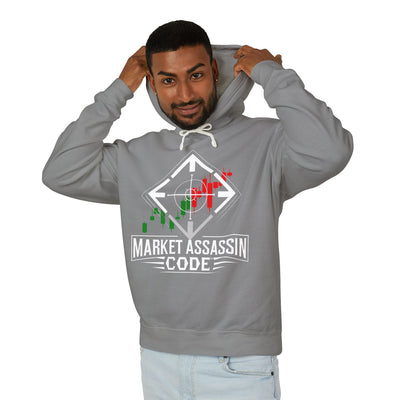 Market Assassin™ Unisex Lightweight Hoodie – Grey