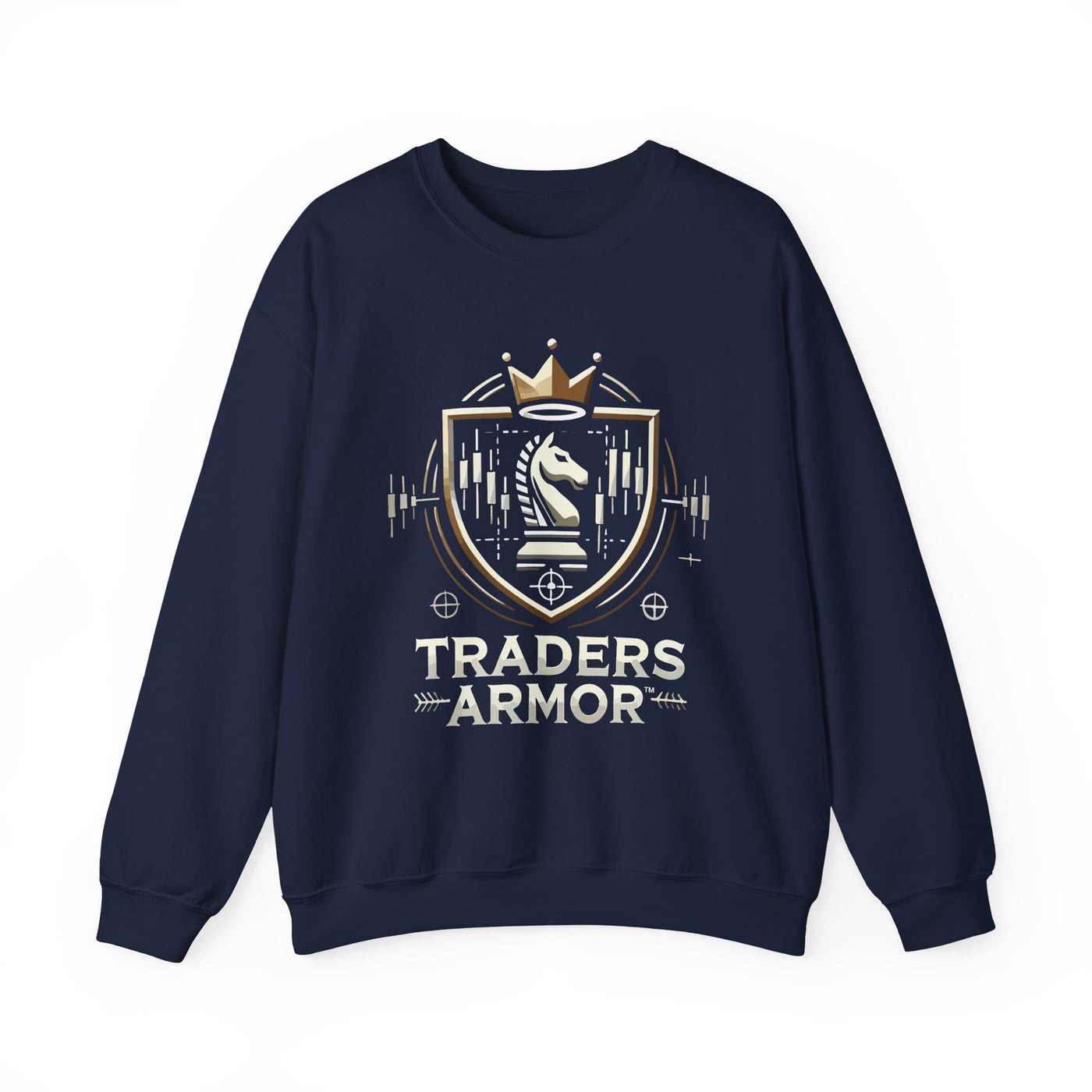 Traders Armor™ Unisex Heavy Blend Crewneck Sweatshirt - Navy