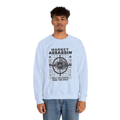 Market Assassin™ Heavy Blend Crewneck Unisex Sweatshirt – Light Blue