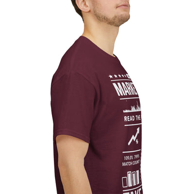 Market Assassin™ Unisex Heavy Cotton Tee – Maroon