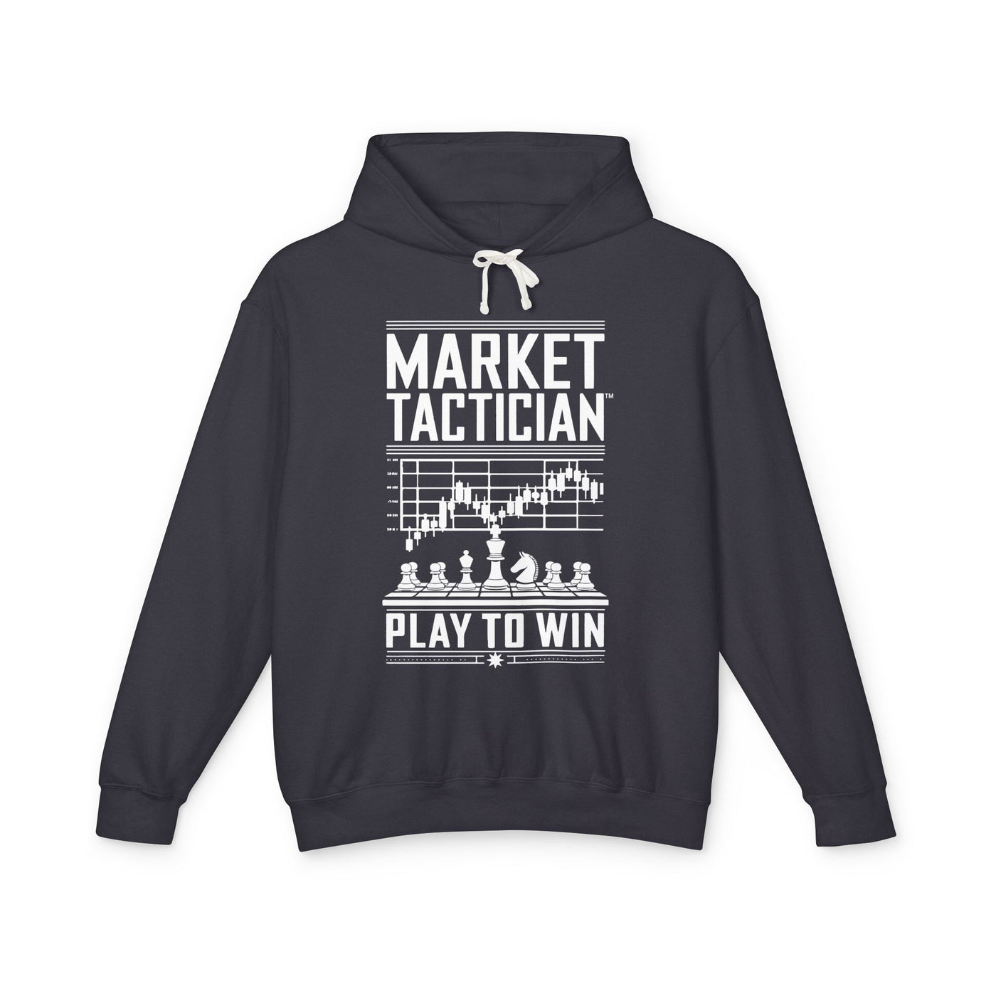 Market Tactician™ Lightweight Unisex Hoodie – Black
