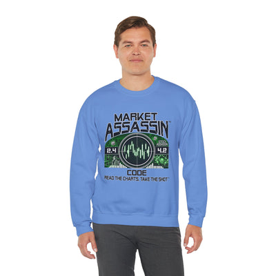 Market Assassin™ Heavy Blend Unisex Crewneck Sweatshirt – Carolina Blue