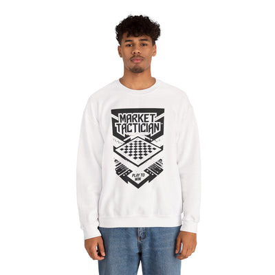 Market Tactician™ Crewneck Unisex Sweatshirt – White