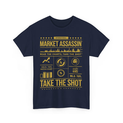 Market Assassin™ Unisex Heavy Cotton Tee – Navy