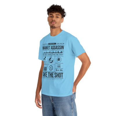 Market Assassin™ Unisex Heavy Cotton Tee – Sky Blue