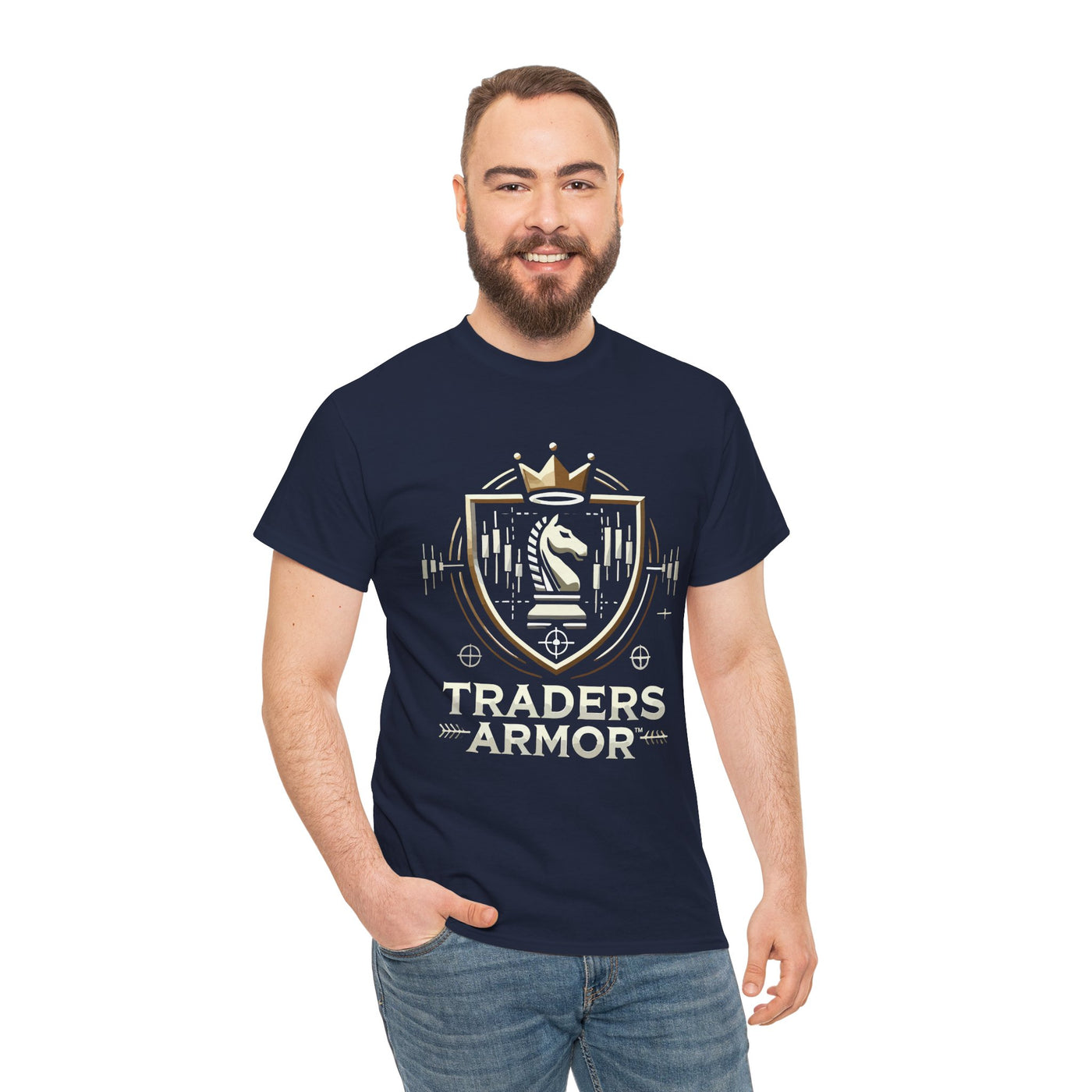 Traders Armor™ Unisex Heavy Cotton Tee – Navy