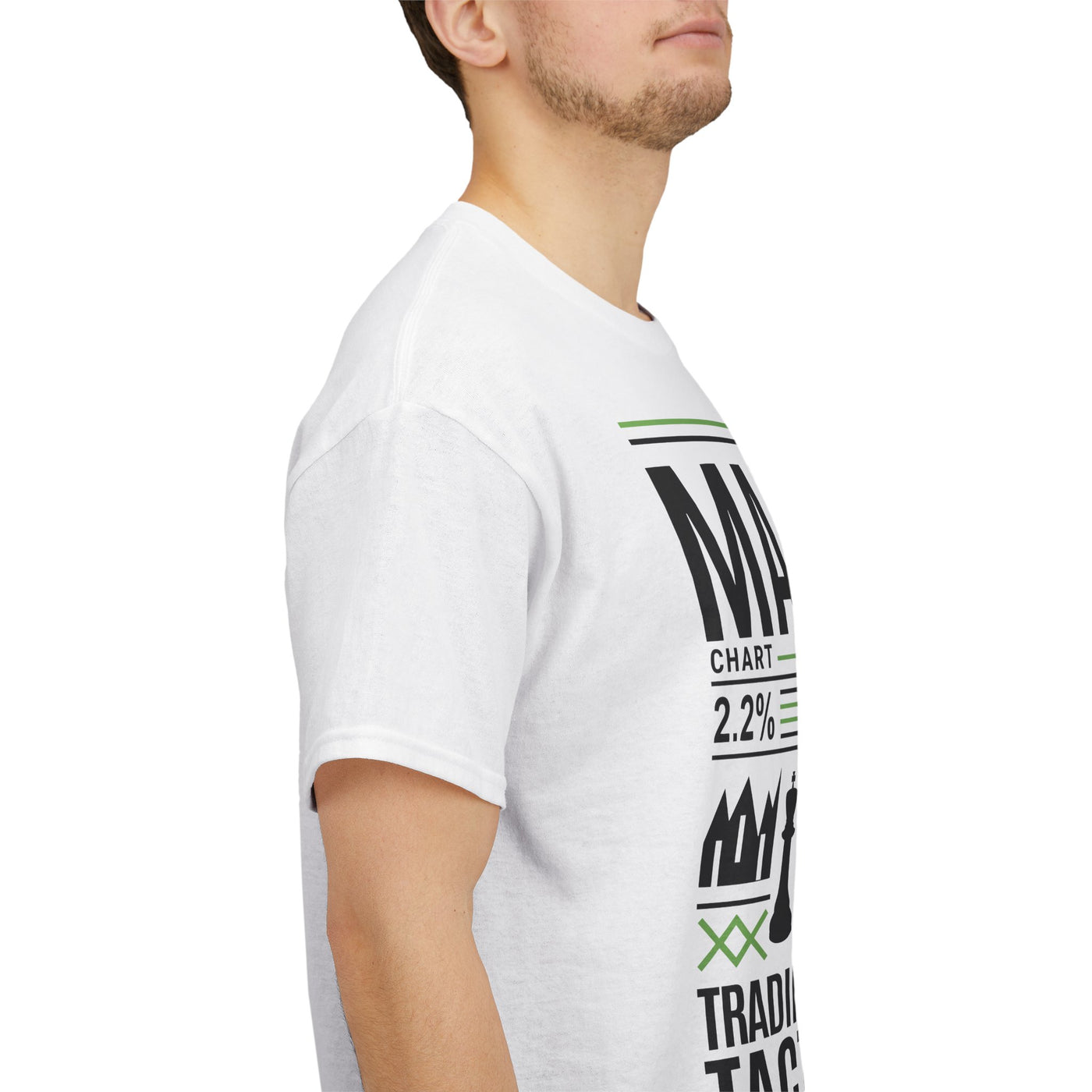 Market Tactician™ Unisex Heavy Cotton Tee – White