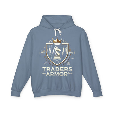 Traders Armor™ Unisex Lightweight Hooded Sweatshirt - Blue Jean