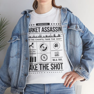Market Assassin™ Unisex Heavy Cotton Tee – White