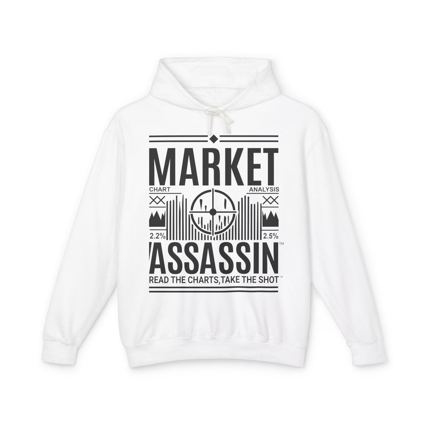 Market Assassin™ Unisex Lightweight Hoodie – White