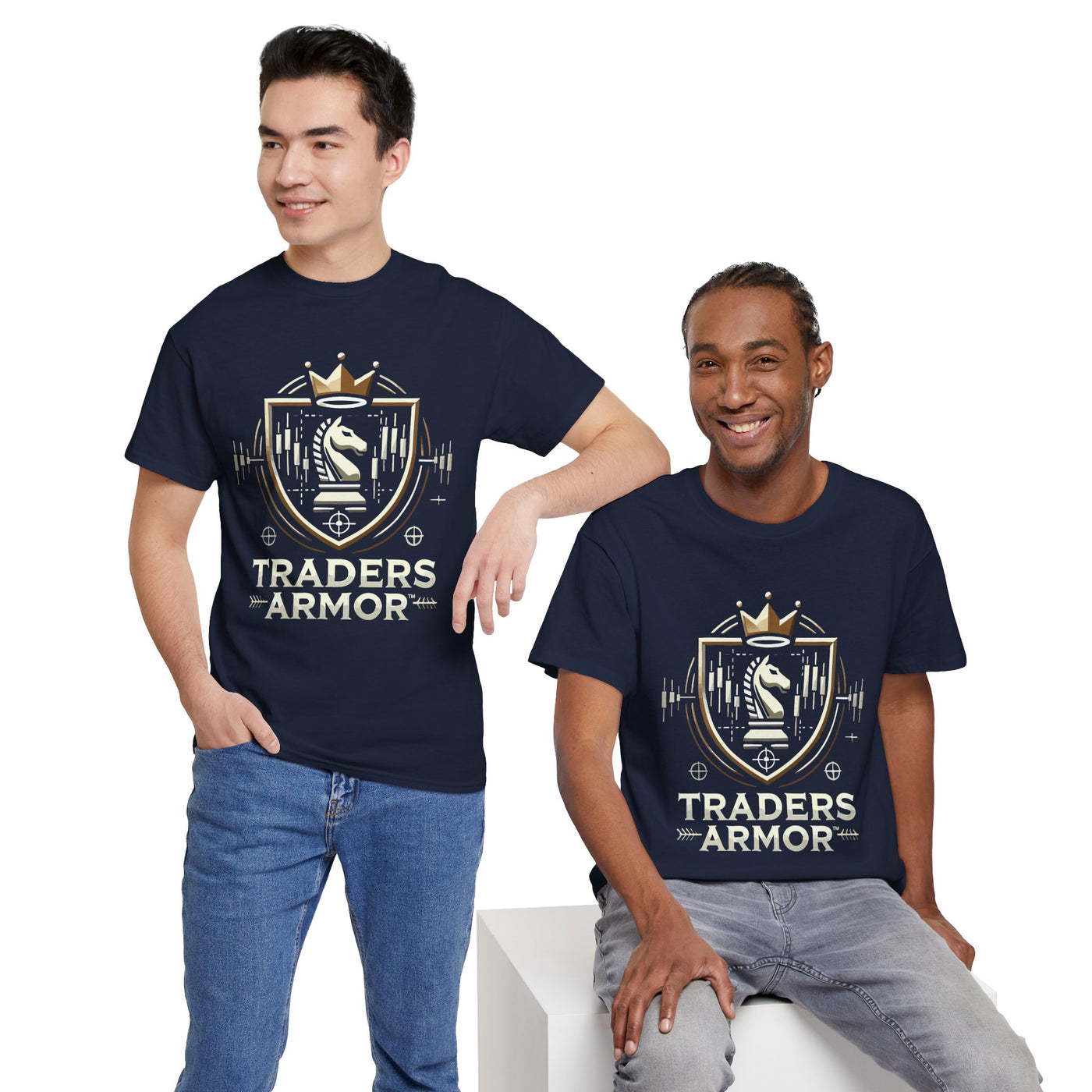 Traders Armor™ Unisex Heavy Cotton Tee – Navy