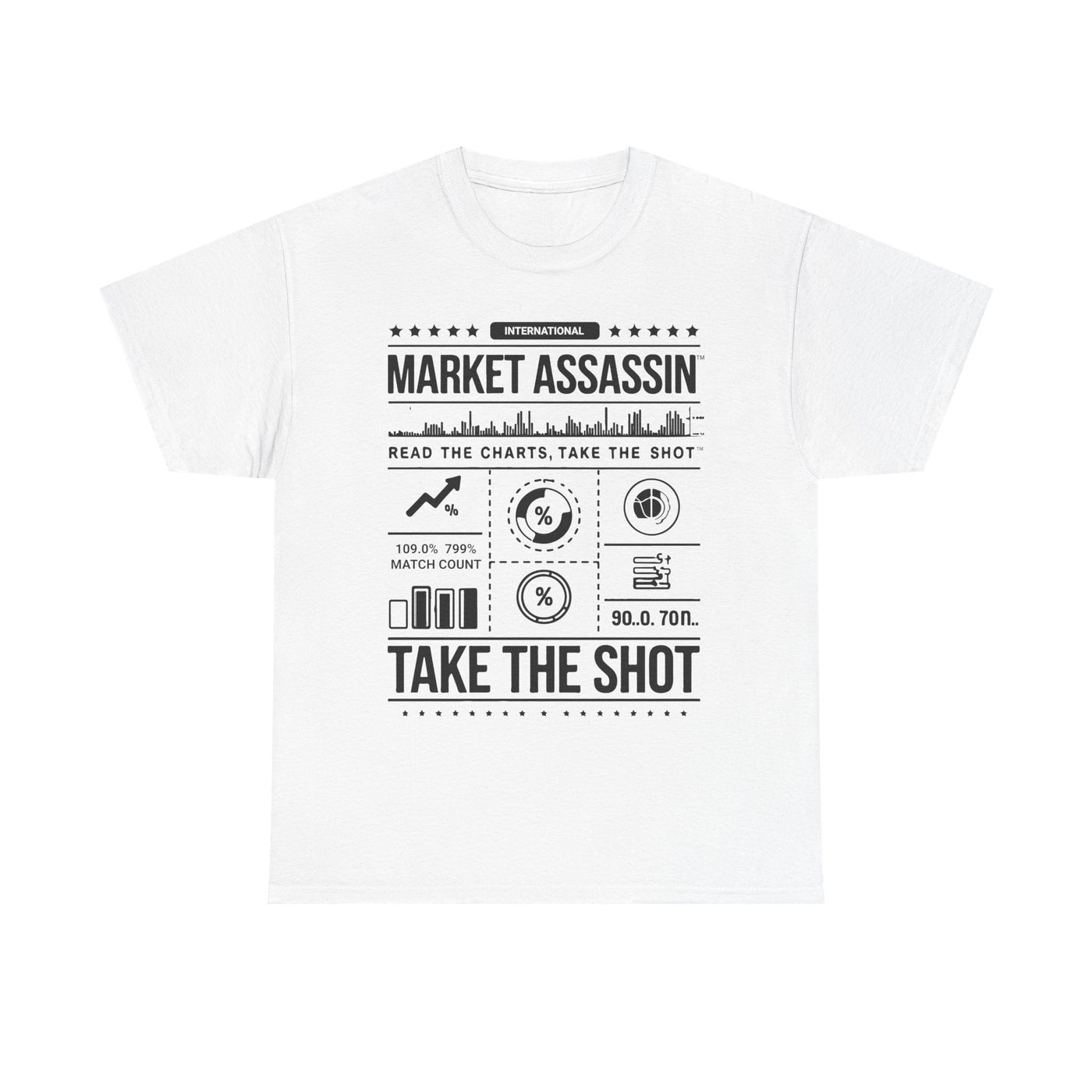 Market Assassin™ Unisex Heavy Cotton Tee – White
