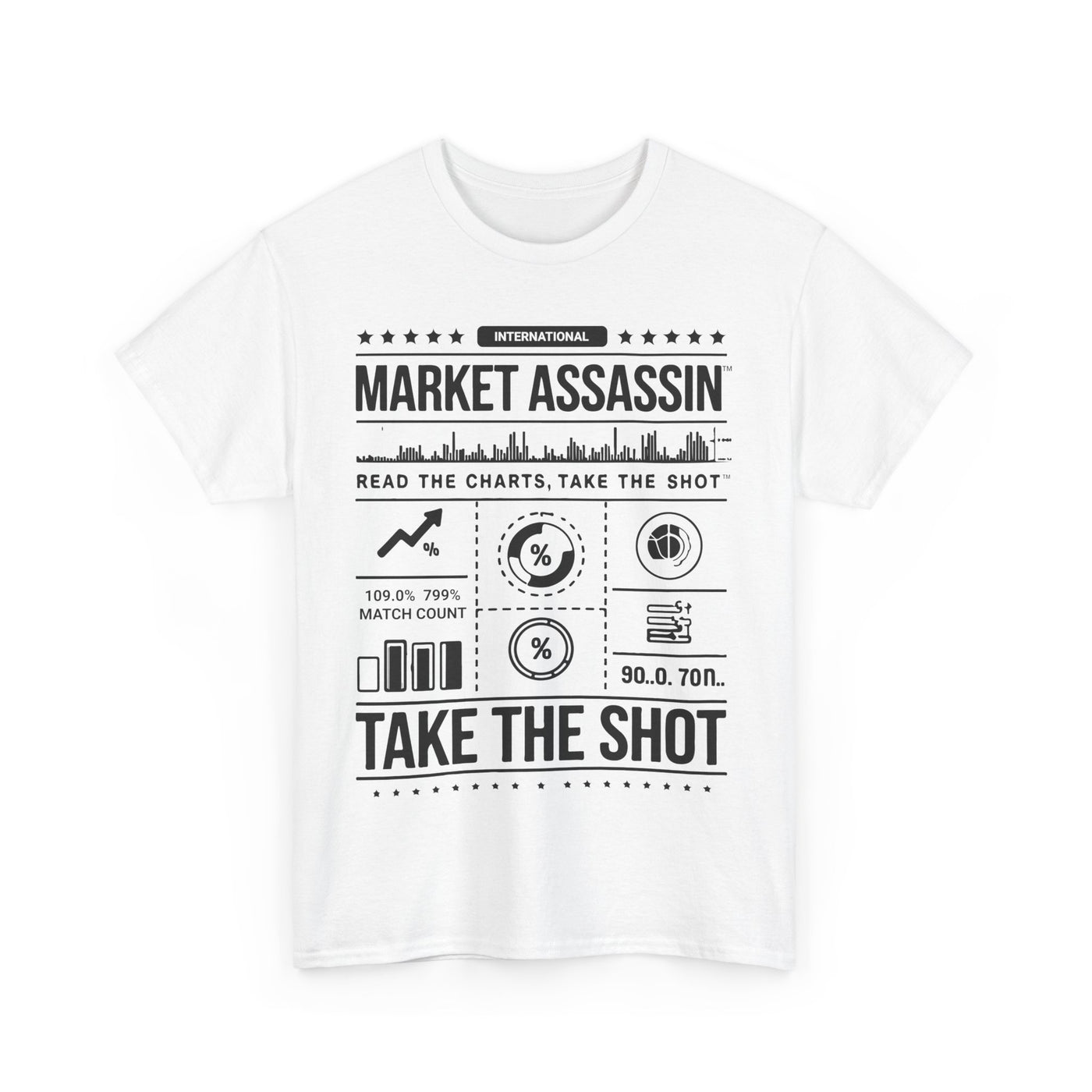 Market Assassin™ Unisex Heavy Cotton Tee – White